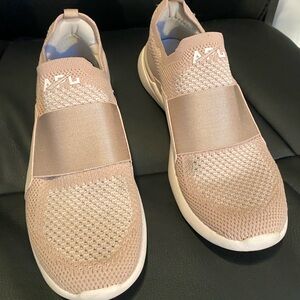 APL athletic shoes, blush pink, size 6.5